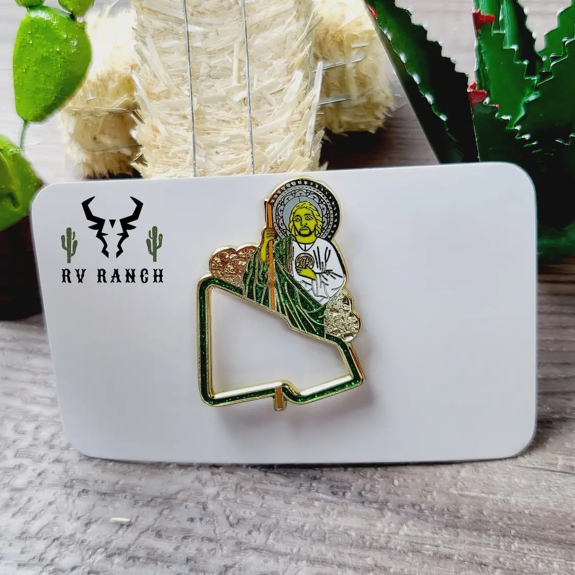 SAN JUDAS  frame pin, hat pin for hat logo, pin de SAN JUDAS para gorras