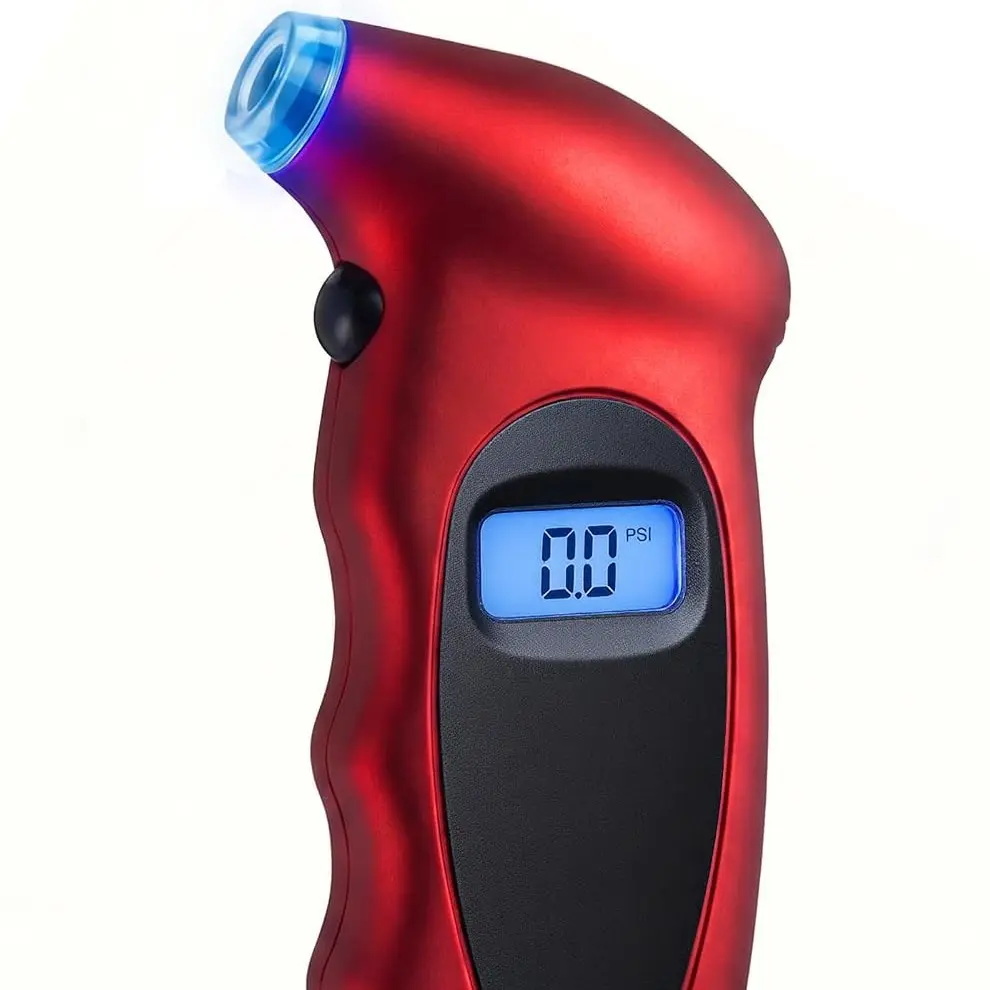 Digital Tire Pressure Gauge 150 PSI High Precision Backlit LCD Screen for Cars