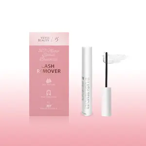 VEYESBEAUTY 5ml Cluster Lash Remover for DIY Eyelash Extensions Clear Remover for Self-application Individual Lashes at Home Makeup Remover