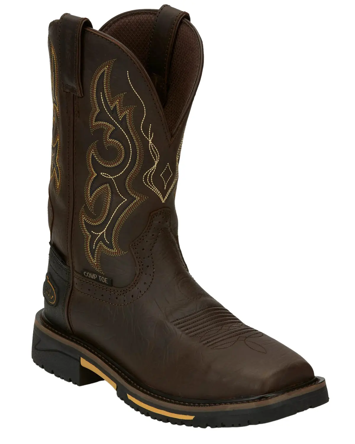 Justin Men's Men'S Joist Rustic Waterproof Western Work Boot Composite Toe - Se4625 Justin Men's Men'S Joist Rustic Waterproof Western Work Boot Composite Toe - Se4625