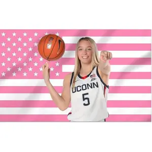 Paige Bueckers Decorative Flag Outdoor Indoor, Double Stitched, Wall Hanging Room Decor Tapestry, College Dorm Room Porch Outside Decorations