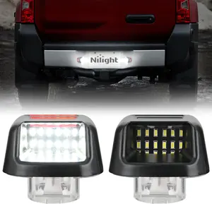 Nilight License Plate Lights Compatible with 2007 2008 2009 2010 2011 2012 2013 2014 2015 2016 2017 2018 2019 2020 2021 Nissan Frontier Navara D40 2007-2015 Titan Armada Xterra Red OLED Neon Tube