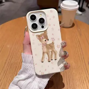 Bambi Bow Phone Case, Casing, Full Body Shockproof Tpu Cover, Fits iPhone 11/12/13/14 Pro/15 Plus/15/16/17 Pro Max/air, Anti-Slip Lightweight Protection