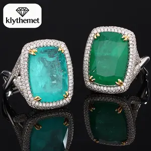 2026 New Emerald Ring European and American Large Carat Rectangular 13x18 Ring
