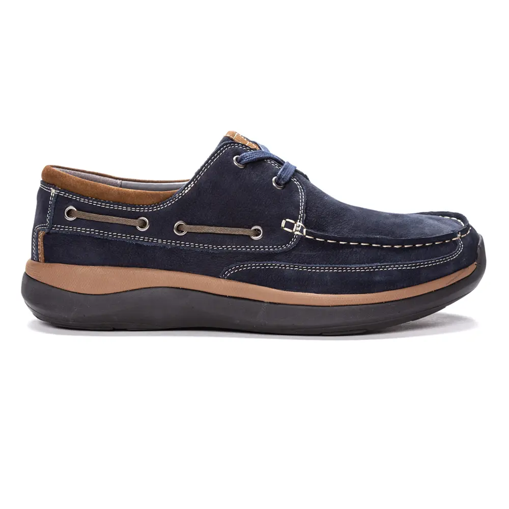 Propet Mens Pomeroy Boat Casual Shoes - Blue