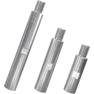 3 count M14 Thread Angle  Extension Connecting Rod Alloy Extender Shaft Set Accessories for Rotary Polisher  Polisher Electric Polisher