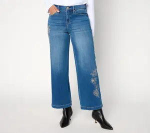 nicole by Nicole Miller Regular Straight Leg Ankle Jean