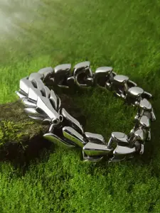 1 piece men's stainless steel Norse mythology Viking dragon bracelet - Retro punk hip-hop street culture jewelry with grille design, retro wristband, Durable bracelet | suitable for all occasions, as holiday gifts