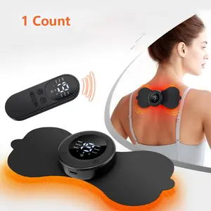 Heated Massage Patch Sticker with 3 Temperature Settings, 6 Modes Shoulder Neck Back Waist Leg Muscle Relaxation Gel Pad Menstrual Care
