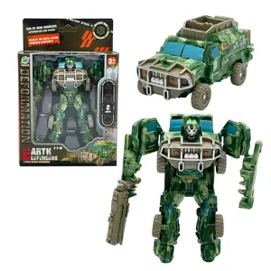 Off-Road Car Transformer Robot Toy, 2-In-1 Mech Toy Set, Suitable for Kids Aged 3+, Perfect Birthday Gift for Boys