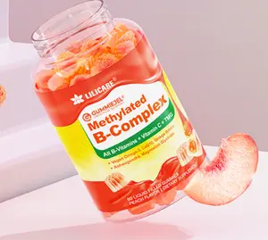 Super Methylated Vitamin B Complex Sugar Free Gummies with Omega 3 Magnesium CoQ10 Ashwagandha Vitamin C and TMG for Women Men High Potency Methyl B12 2000mcg Methylfolate B1 B2 B3 B5 B6 B7 Daily Energy Stress Relief Brain Support Dietary Chewables