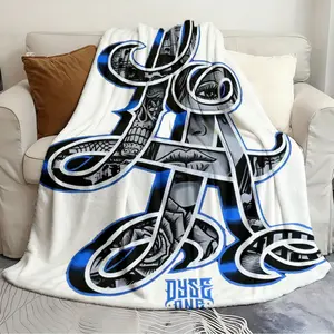 Soft and Stylish Blanket Dyse One LA Los Angeles Lightweight blanket Flannel warm blanket soft and comfortable blanket travel blanket birthday gift