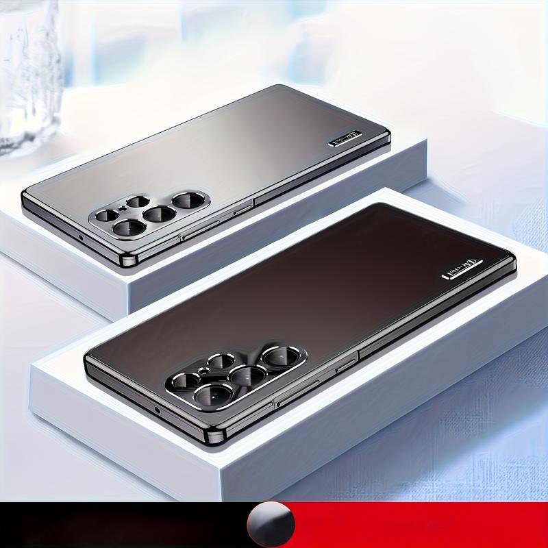 Samsung Galaxy S26/s25/s24 Ultra Case, Metal Magnetic Aluminum Alloy Thin Shockproof Back Cover (free High-Quality Screen Protector)