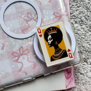 Melanin Queen Phone Grip, Black Girl Magic Kindle Grip, Melanin Phone Accessories, Gift for Her, Afrocentric Gift