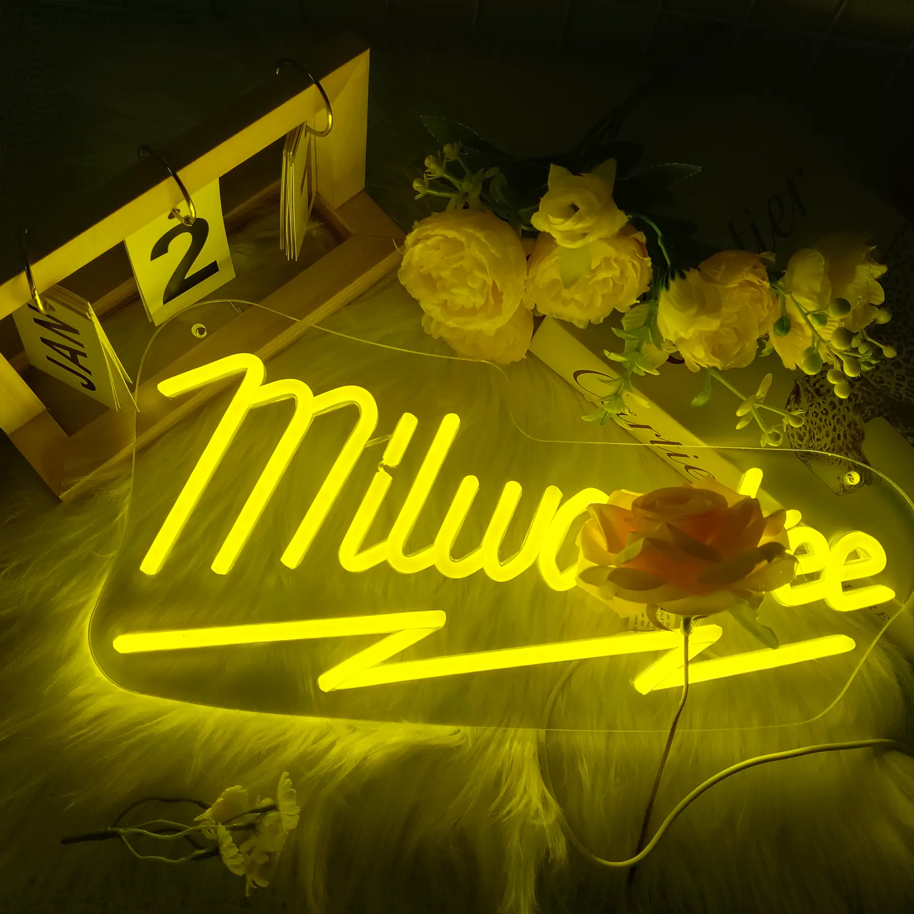 Neon LED Tool Wall Decor Sign with Silicon Strip - Bright Glow Ambient Decoration Lamp, Indoor Decorative Light, Interior Lighting for Drinks Shop, Man Cave | summerwins,