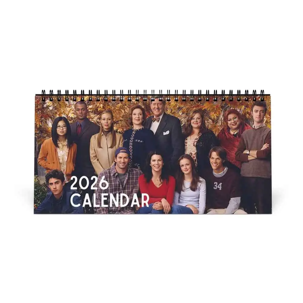 2026 Gilmore Girls Desk Calendar | Stand-Up Spiral Flip Calendar with Iconic Quotes & Scenes | Perfect Fan and Holiday Gift