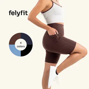All-In Biker - BL0242 - Felyfit - Short Biker with Pocket Soft Compression Breathable