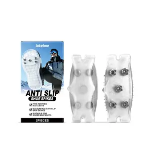 Winter Grip Pro 5 Tooth Universal Crampons Portable Anti Slip for Mountaineering