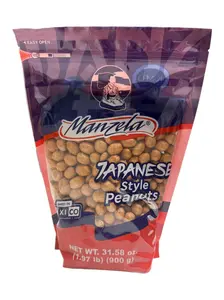 Manzela Japanese Style Peanuts – Crunchy Coated Snack – 31.58 oz (900 g)