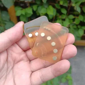 Transparent Pei Material Edc Fidget Spinner Toy, Stress Relief Magnetic Finger Gyroscope for Adults, Rotating Handheld Toy