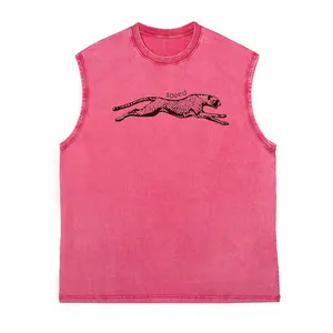 Retro "Speed" Leopard Print Sleeveless Top