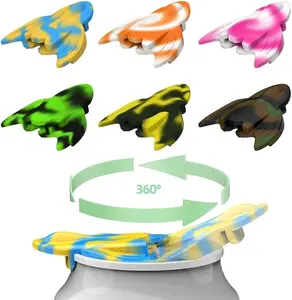 6 Pack Soda Can Lids,Silicone Soda Can Covers,Reusable Can Covers for Coke,Beer,Juice,Beverage,BPA-Free,Fits 2.1 Inch Standard Cans