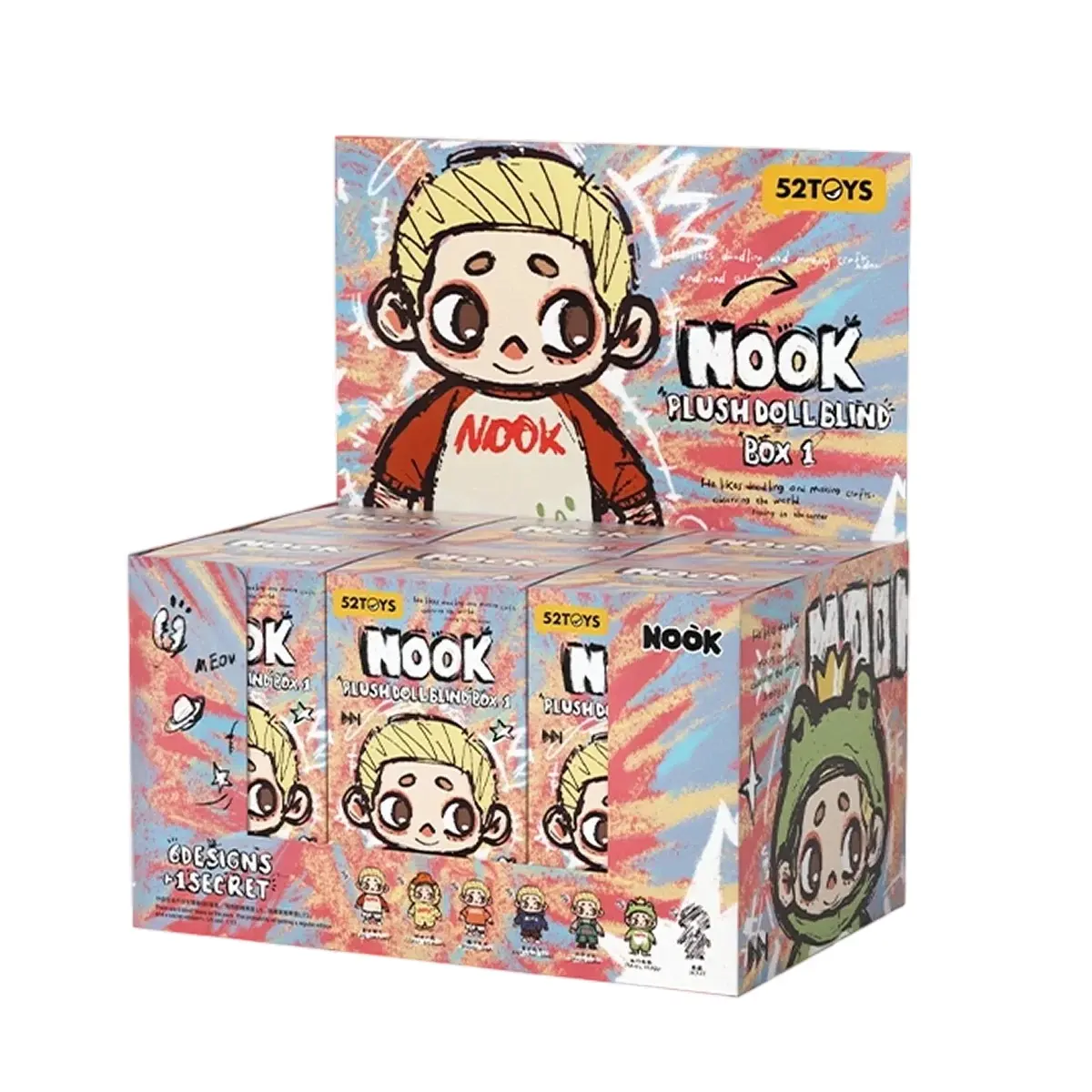 52TOYS NOOK Plush Doll Blind Box Series 1-OOTD