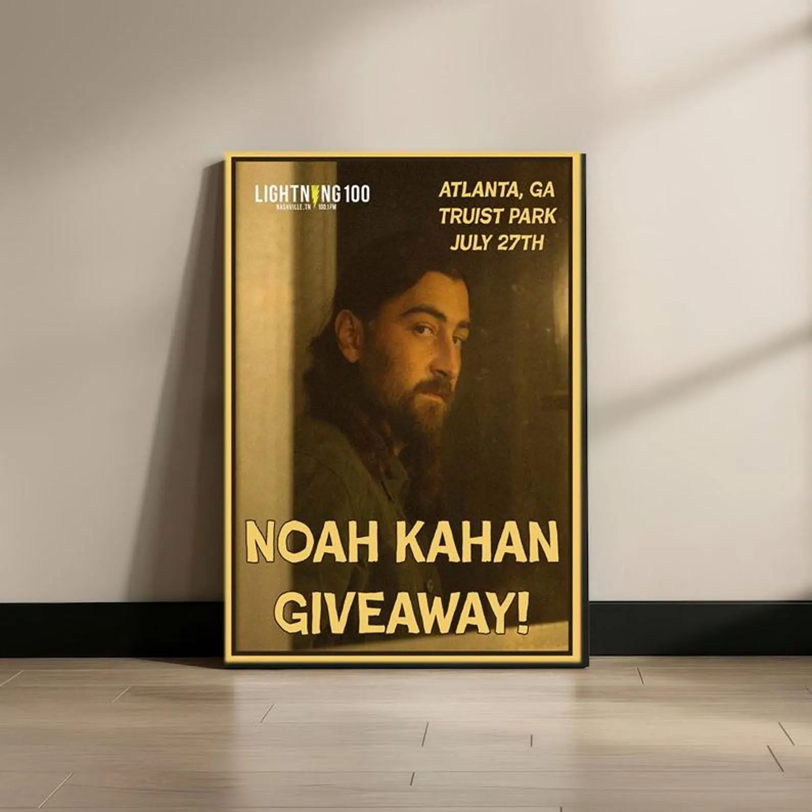 Noah Kahan The Great Divide Tour Atlanta, GA 2026 July 27 Poster [Unframed]