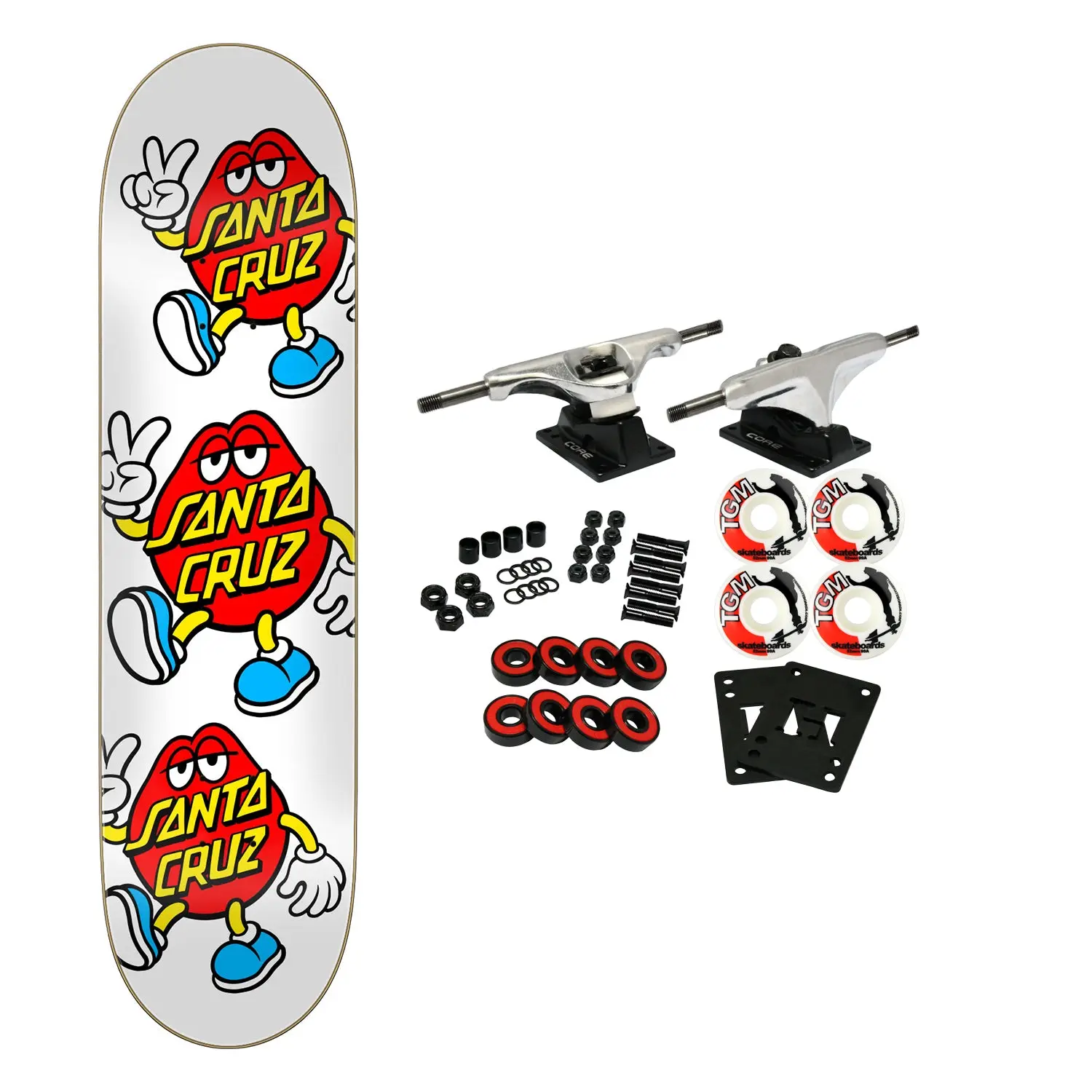 Santa Cruz Skateboard Complete Dot Guy 8.0" x 31.62"