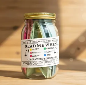 Color Coded Bible Verses Jar