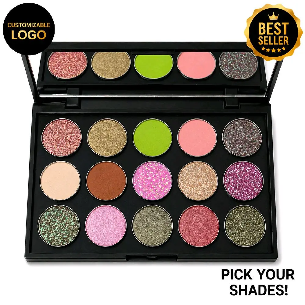 W/5 Chrome, 15 Pan CUSTOM Eyeshadow Palette W/5 Chrome, 15 Pan CUSTOM Eyeshadow Palette