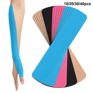 10-40pcs Pre-Cut Sports Kinesiology Tape, Athletic Tape, Breathable Elastic Waterproof Muscle Support Straps, Flexible Durable for Professional Sports & Relaxation