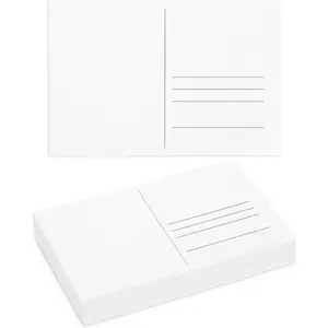 50 count Watercolor Postcards,  Cotton 140lb/300gsm Blank Postcards 4x6 Inch Watercolor Paper  Cards for Watercolor Journal, DIY, Mailing, Painting, Invitations, Greeting Cards