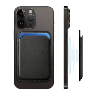 Magnetic Phone Wallet Case, PU Leather Phone Case with Card Slot, Phone Accessories Compatible with iPhone 15 14 13 12 Pro Max
