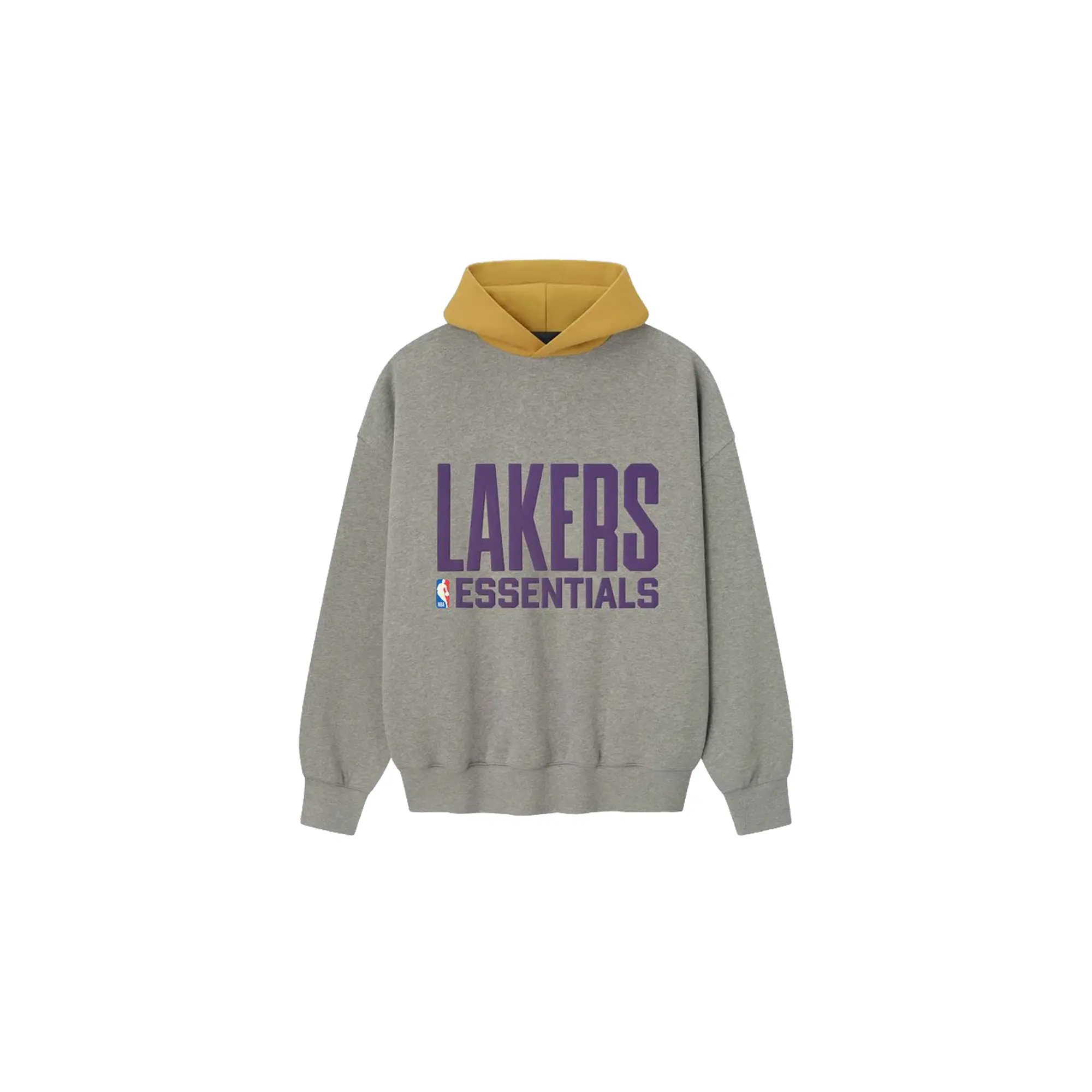 LAKERS SPORTS FIT HOODIE "CONCRETE HEATHER / CANYON" 192NB256405F