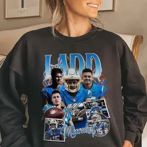 Vintage 90s Graphic Style Ladd McConkey T-Shirt,, Ladd McConkey shirt, Vintage Oversized Sport Tee, Retro American Football