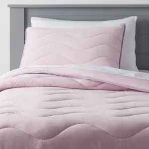 Twin Purple Wave Kids' Comforter Set - Pillowfort
