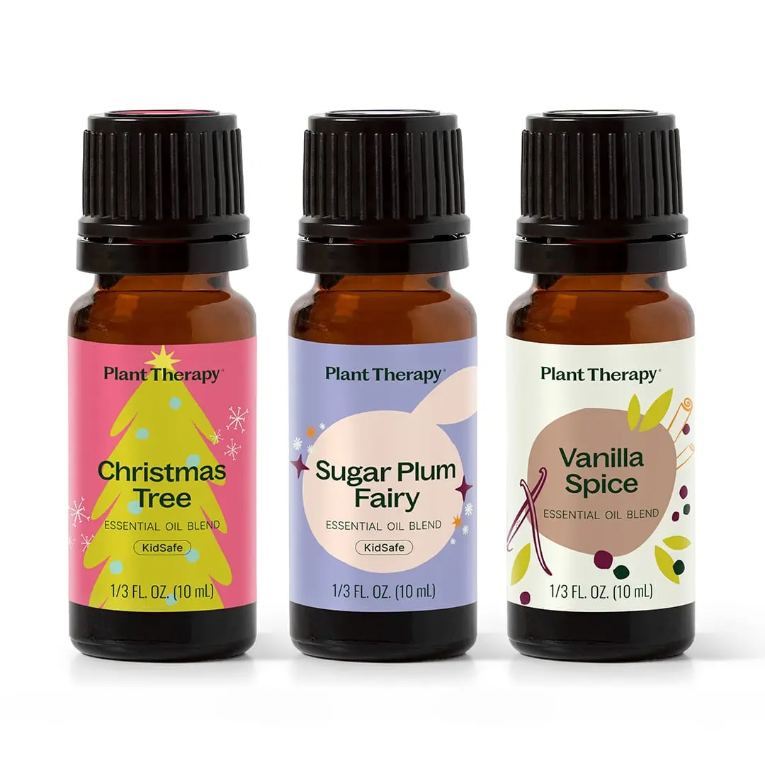 Plant Therapy Christmas Cheer Essential Oil Blend 3 Set