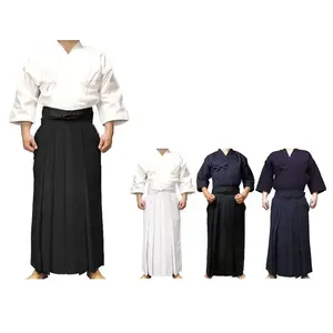 Kendo Uniform Hakama Sword Fighting Uniform Sportswear Martial Arts Suit Traditional Japanese Sword Fighting Training Clothing