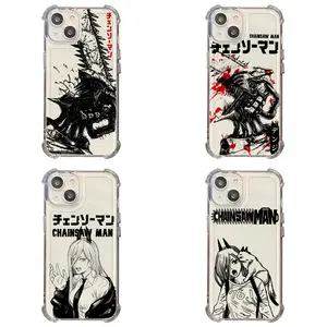 Chainsaw Man Anime Phone Case For iPhone 17 16 15 14 13 12 11 Pro Max Plus Air And SS A54 55 56 57 73 Soft Shockproof Silicone Cover Unique Gift For Christmas Birthday