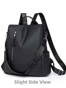 Women's Large Capacity Anti-Theft Backpack, Stylish Korean Design Travel Bag, Versatile Rucksack for Daily Use and Leisure Activities, Travel Backpacks