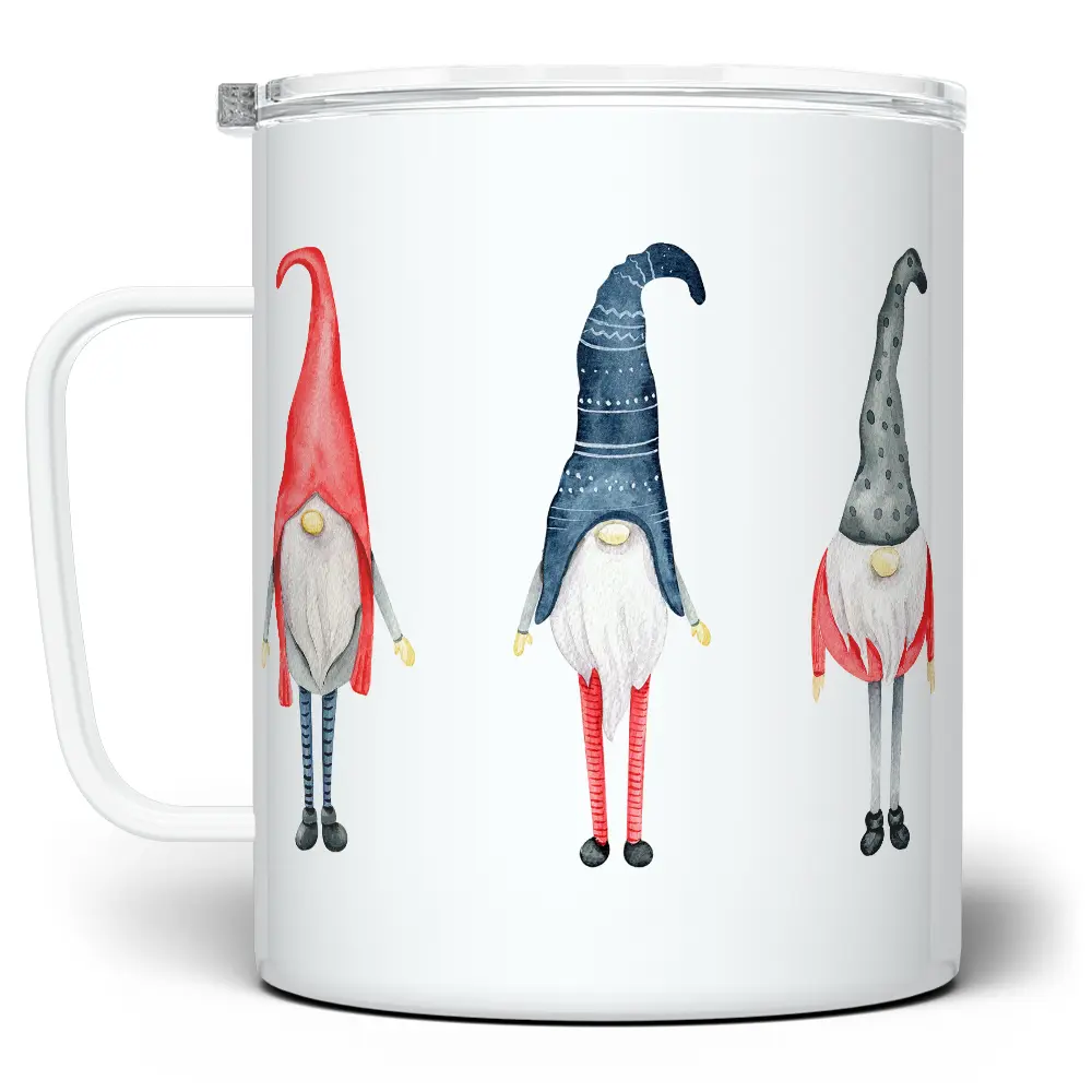 LOFTIPOP Winter Gnome Mug, Christmas Holiday Coffee Cup, Designed and Printed in the USA by Loftipop