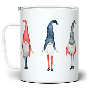 LOFTIPOP Winter Gnome Mug, Christmas Holiday Coffee Cup, Designed and Printed in the USA by Loftipop
