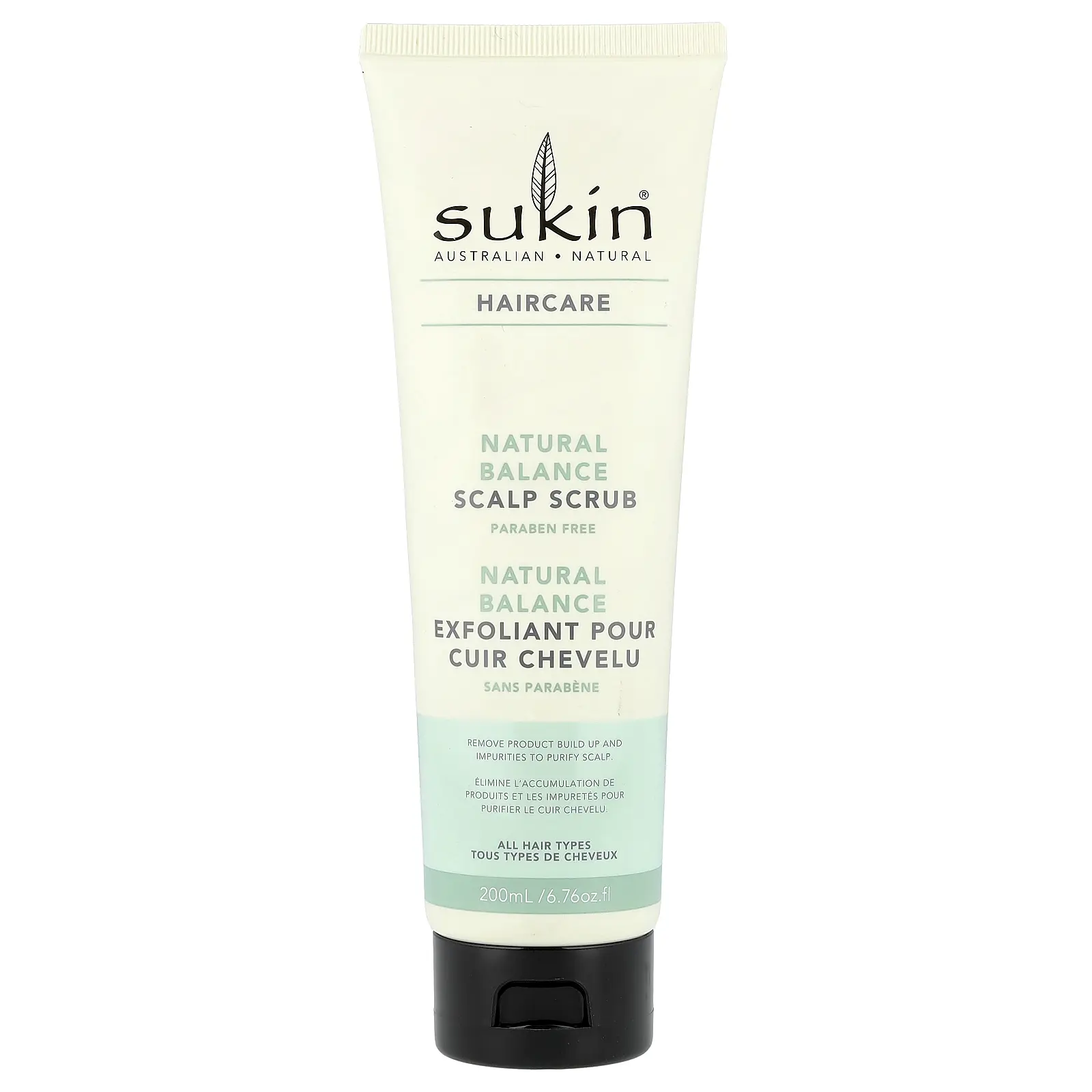 Sukin Haircare, Natural Balance Scalp Scrub, All Hair Types , 6.76 fl oz (200 ml)