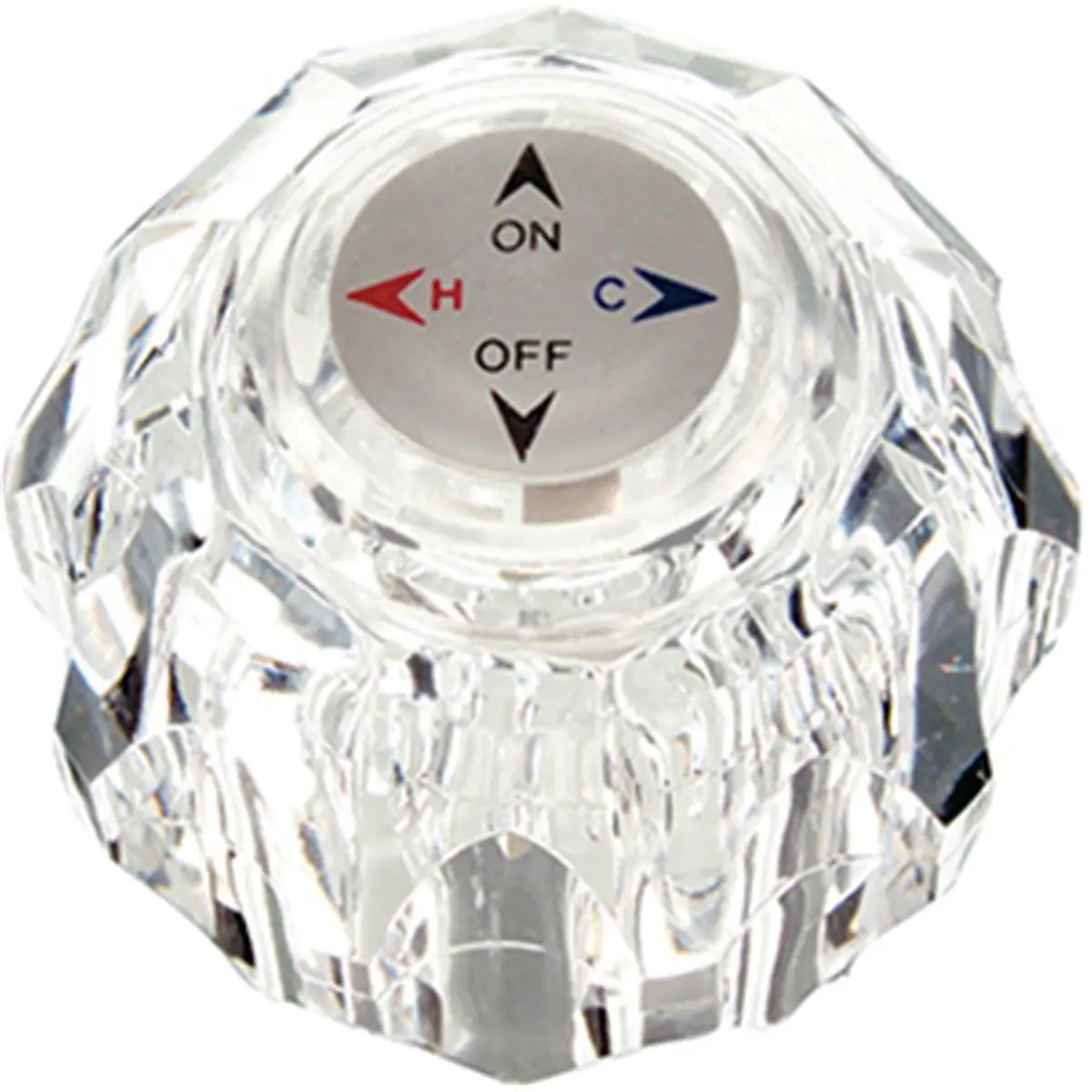 Danco 88453 Faucet Handle for Lavatory, Tub & Shower in Clear Acrylic
