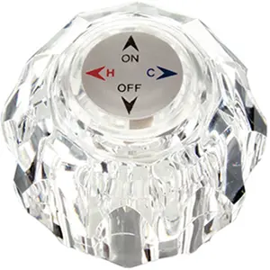 Danco 88453 Faucet Handle for Lavatory, Tub & Shower in Clear Acrylic