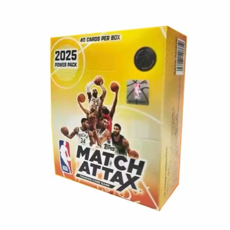 Topps 2025-2026 Match Attax Megabox - 40 Cards Per Box - Official NBA Trading Cards Collection