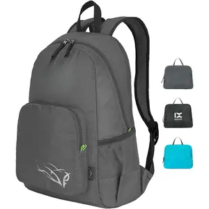 20L Lightweight Hiking Backpack Small Foldable Hiking Daypack for Outdoor Hiking Travel Camping (Grey)