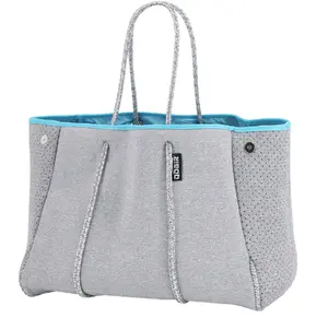 Neoprene Multipurpose Beach Bag Tote with Inner Zipper Pocket … …