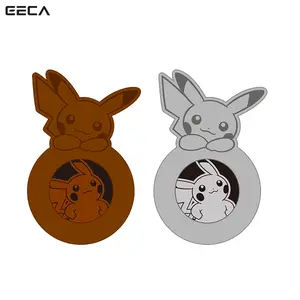 Pokémon Coin Protector Keychain Pikachu - Sliver / Brown Edition